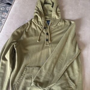 J crew button hoodie size large